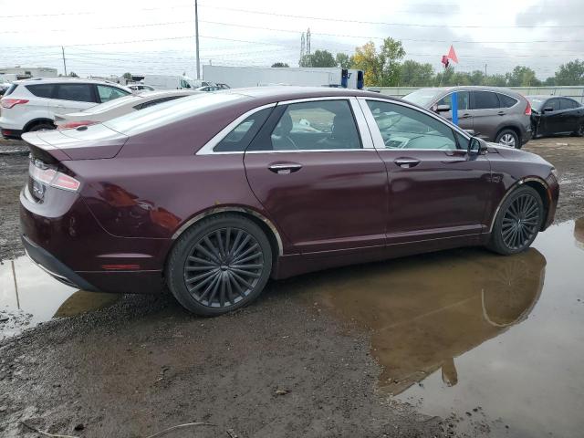 3LN6L5F92HR654428 - 2017 LINCOLN MKZ RESERVE BURGUNDY photo 3