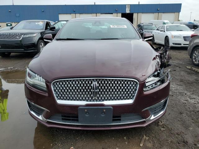 3LN6L5F92HR654428 - 2017 LINCOLN MKZ RESERVE BURGUNDY photo 5