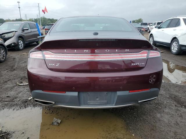 3LN6L5F92HR654428 - 2017 LINCOLN MKZ RESERVE ბურგუნდია ფოტო 6