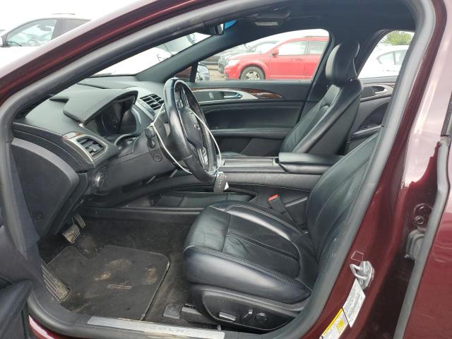 3LN6L5F92HR654428 - 2017 LINCOLN MKZ RESERVE ბურგუნდია ფოტო 7