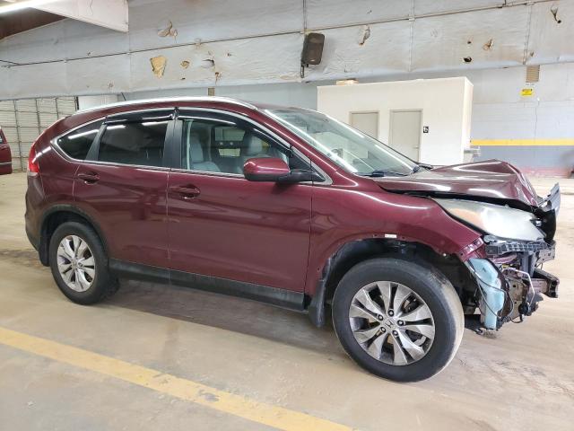 5J6RM4H71DL028618 - 2013 HONDA CR-V EXL BURGUNDY photo 4