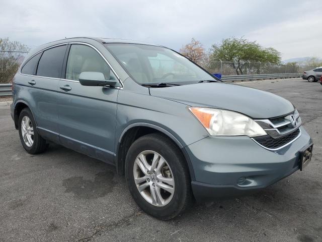 JHLRE3H7XBC015833 - 2011 HONDA CR-V EXL TEAL photo 4