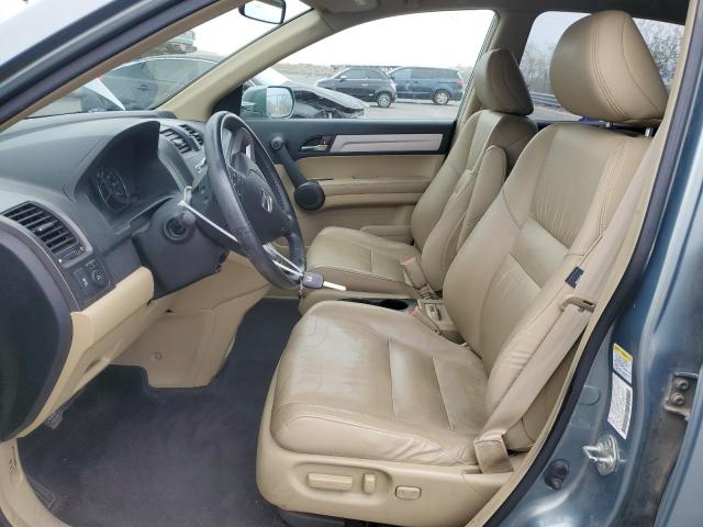 JHLRE3H7XBC015833 - 2011 HONDA CR-V EXL TEAL photo 7