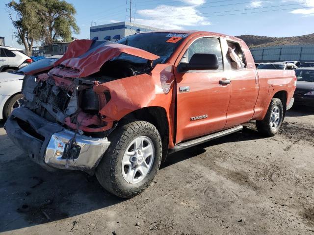 5TFUY5F15JX727747 - 2018 TOYOTA TUNDRA DOUBLE CAB SR/SR5 ORANGE photo 1