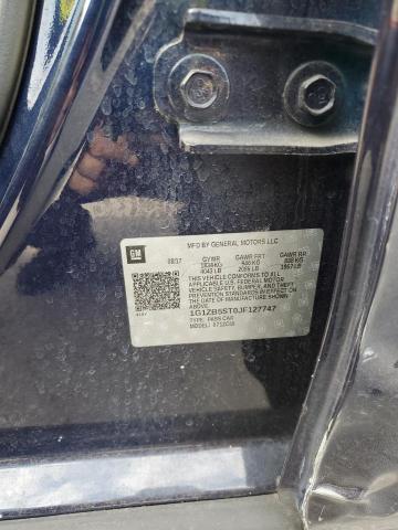 1G1ZB5ST0JF127747 - 2018 CHEVROLET MALIBU LS Mavi fotoğraf 12