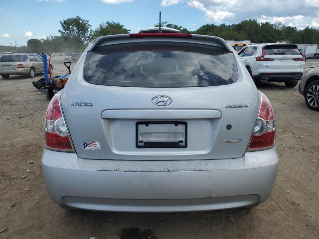KMHCM36C08U059456 - 2008 HYUNDAI ACCENT GS SILVER photo 6