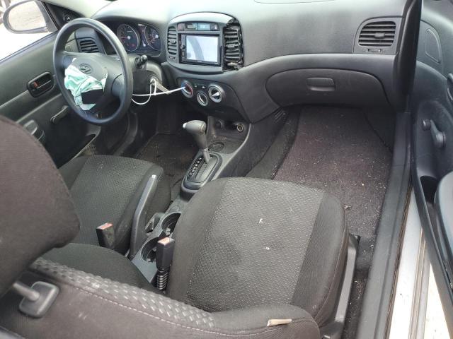 KMHCM36C08U059456 - 2008 HYUNDAI ACCENT GS SILVER photo 8