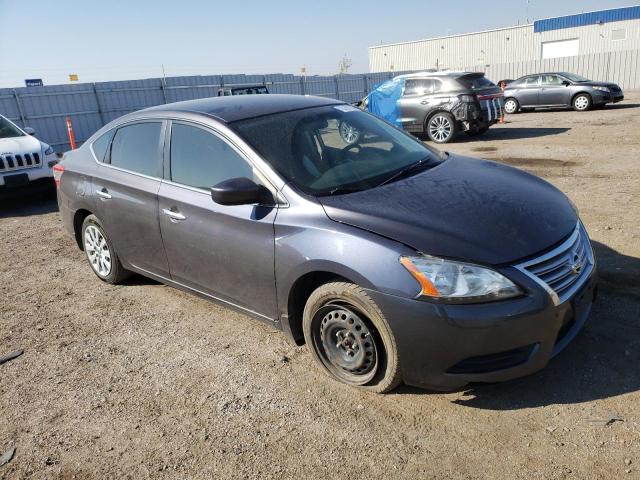 3N1AB7AP8FY382203 - 2015 NISSAN SENTRA S GRAY photo 4