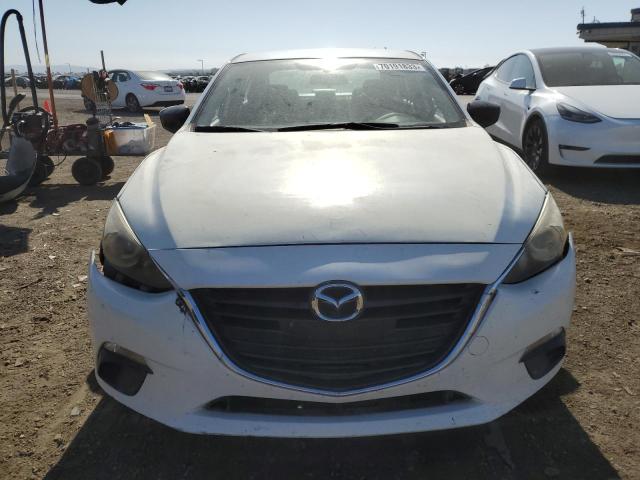 JM1BM1T76E1150336 - 2014 MAZDA 3 SV WHITE photo 5