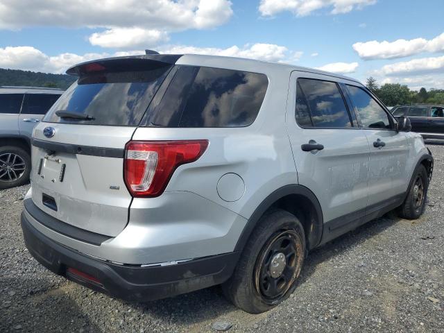 1FM5K8AR7JGA44125 - 2018 FORD EXPLORER POLICE INTERCEPTOR Silber Foto 3