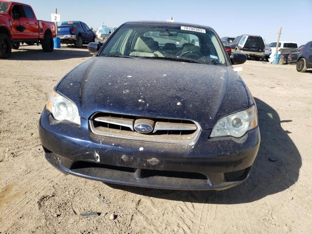 4S3BL616677211825 - 2007 SUBARU LEGACY 2.5I BLUE photo 5