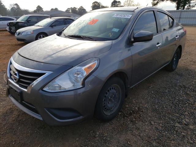 3N1CN7AP8GL849022 - 2016 NISSAN VERSA S GRAY photo 2