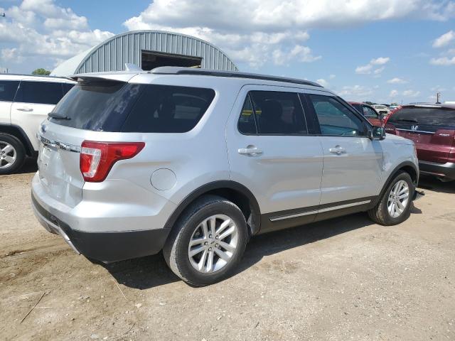1FM5K7D84HGD54501 - 2017 FORD EXPLORER XLT SILVER photo 3