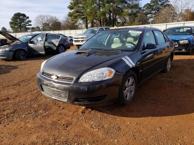 2G1WT58K181326936 - 2008 CHEVROLET IMPALA LT CHARCOAL photo 2