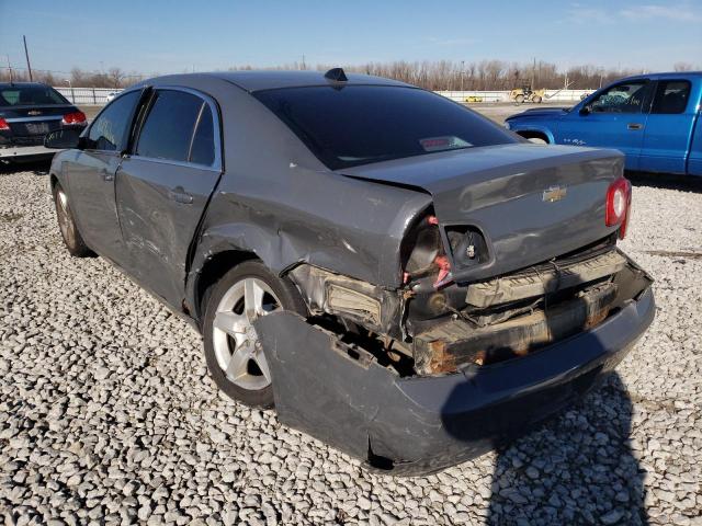 1G1ZB5E08CF276122 - 2012 CHEVROLET MALIBU LS GRAY photo 3