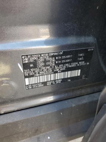 JTMW1RFV3KD033066 - 2019 TOYOTA RAV4 XLE SILVER photo 13