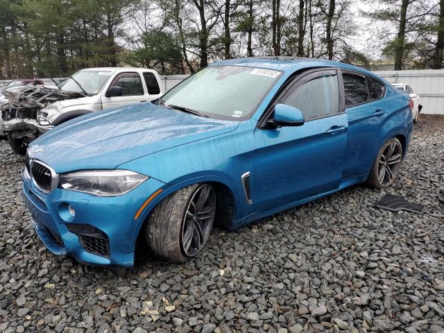 5YMKW8C35H0U71964 - 2017 BMW X6 M BLUE photo 1