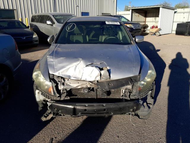 1HGCP3F86BA016581 - 2011 HONDA ACCORD EXL SILVER photo 5