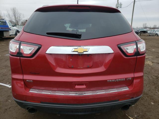 1GNKVLKD4DJ103831 - 2013 CHEVROLET TRAVERSE LTZ RED photo 6