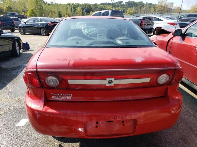 1G1JC12FX37312821 - 2003 CHEVROLET CAVALIER RED photo 6