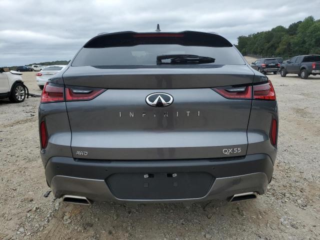 3PCAJ5J39NF113915 - 2022 INFINITI QX55 LUXE GRAY photo 6