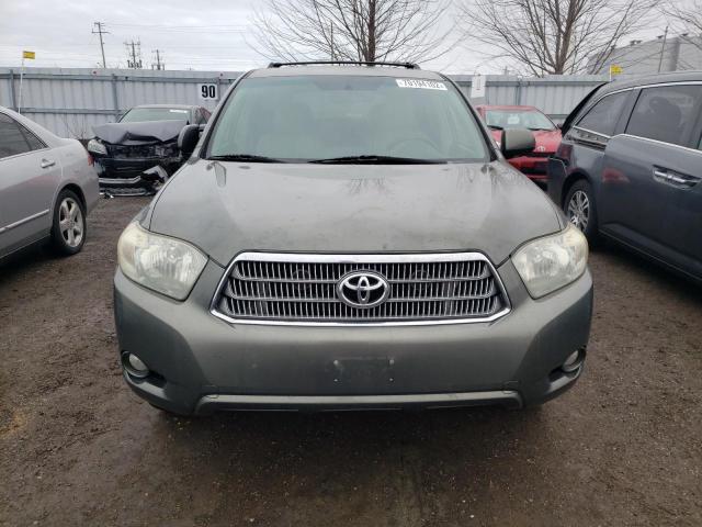 JTEEW44A082004849 - 2008 TOYOTA HIGHLANDER HYBRID LIMITED GREEN photo 5