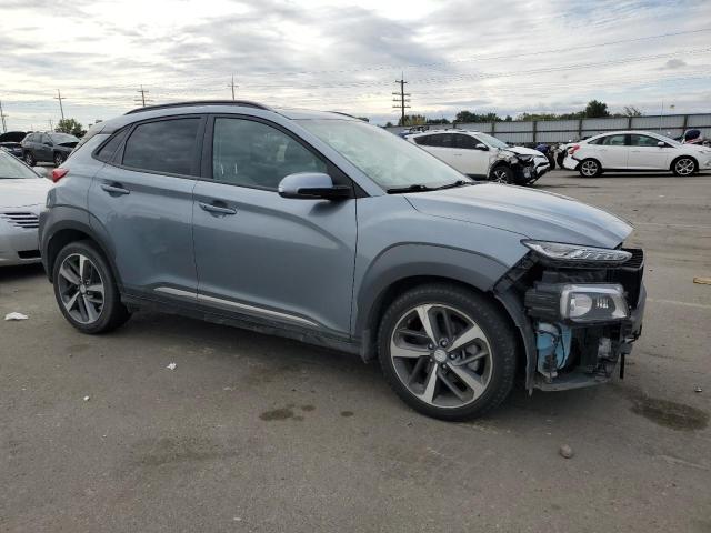 KM8K5CA50KU381734 - 2019 HYUNDAI KONA ULTIMATE SILVER photo 4