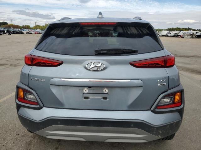 KM8K5CA50KU381734 - 2019 HYUNDAI KONA ULTIMATE SILVER photo 6