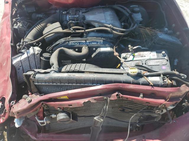 5TEGN92N44Z436367 - 2004 TOYOTA TACOMA DOUBLE CAB PRERUNNER RED photo 11