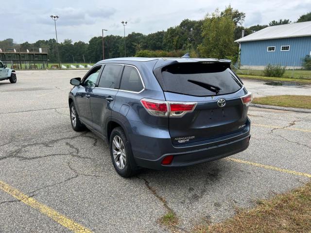5TDJKRFH2FS114135 - 2015 TOYOTA HIGHLANDER XLE Mavi foto 3