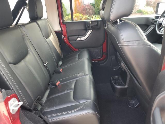 1C4BJWEGXDL588556 - 2013 JEEP WRANGLER U SAHARA BURGUNDY photo 11