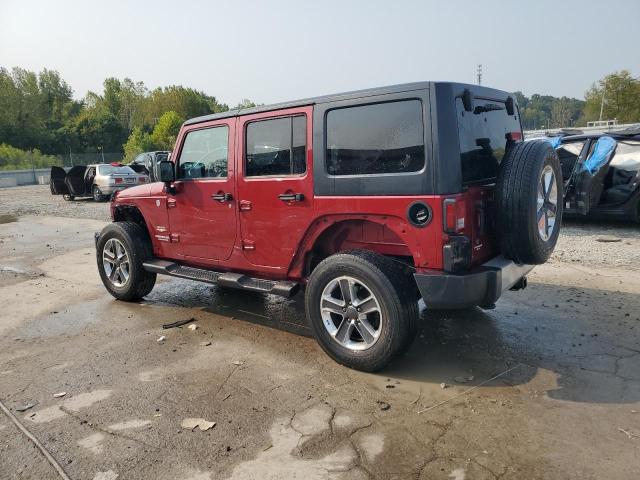 1C4BJWEGXDL588556 - 2013 JEEP WRANGLER U SAHARA BURGUNDY photo 2