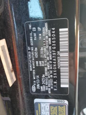 5XXGN4A79FG365044 - 2015 KIA OPTIMA EX BLACK photo 13