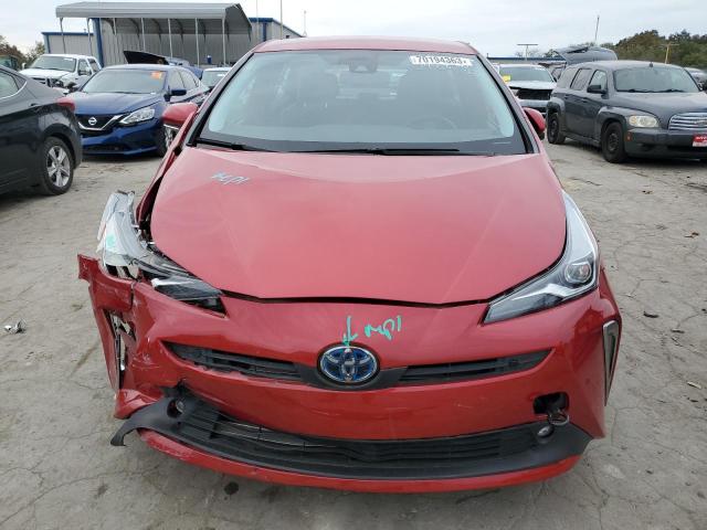 JTDL9RFU5L3020488 - 2020 TOYOTA PRIUS LE RED photo 5