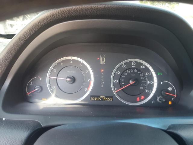 1HGCS12768A008540 - 2008 HONDA ACCORD EX BLACK photo 9