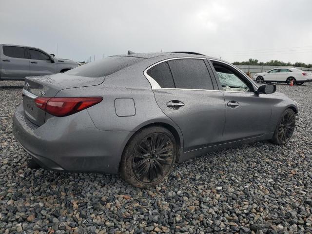 JN1EV7AP6JM355232 - 2018 INFINITI Q50 LUXE SILVER photo 3