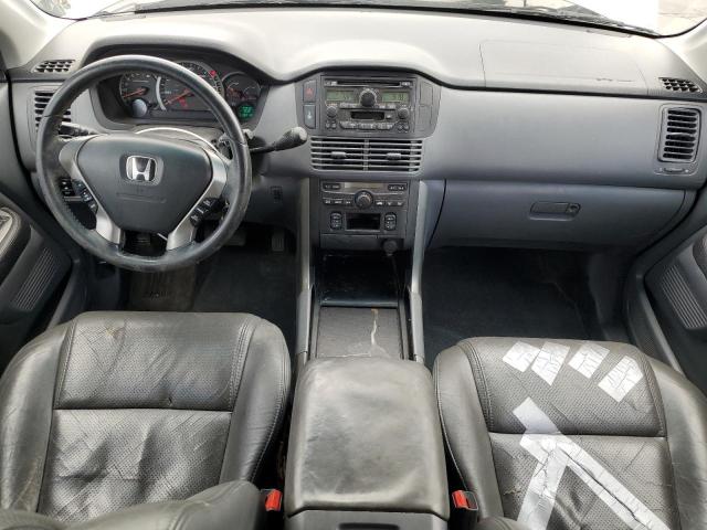 2HKYF18584H567847 - 2004 HONDA PILOT EXL SILVER photo 8