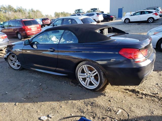 WBAYP1C57DDX00525 - 2013 BMW 650 XI BLUE photo 2