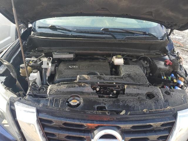 5N1DR2MM7HC646738 - 2017 NISSAN PATHFINDER S BLUE photo 11