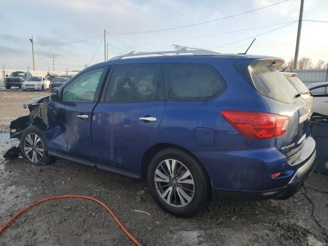 5N1DR2MM7HC646738 - 2017 NISSAN PATHFINDER S BLUE photo 2