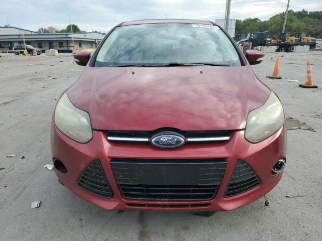 1FADP3N22DL224812 - 2013 FORD FOCUS TITANIUM RED photo 5