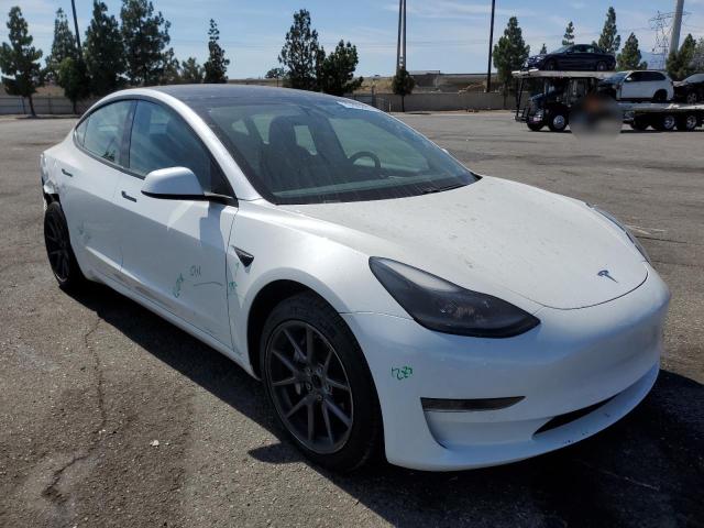 5YJ3E1EA7MF052206 - 2021 TESLA MODEL 3 Սպիտակ լուսանկար 4