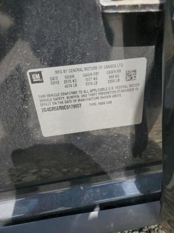 2G4GR5ER8C9179807 - 2012 BUICK REGAL Մոխրագույն լուսանկար 13