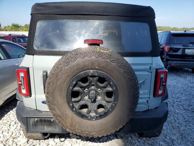 1FMEE5DP1NLB64872 - 2022 FORD BRONCO BASE GRAY photo 6