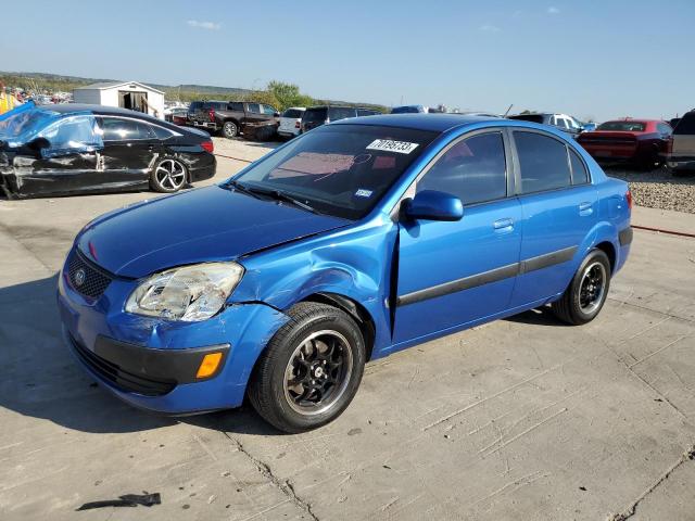 KNADE223996510067 - 2009 KIA RIO BASE BLUE photo 1