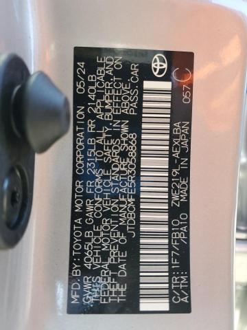 JTDBCMFE5R3058868 - 2024 TOYOTA COROLLA LE SILVER photo 13