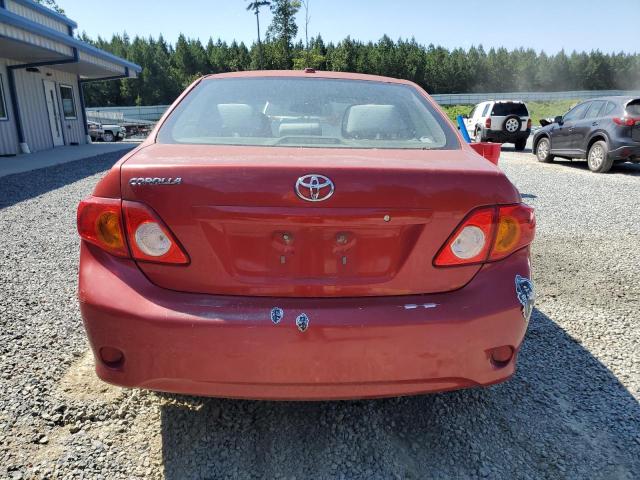 1NXBU4EE5AZ276219 - 2010 TOYOTA COROLLA BASE RED photo 6