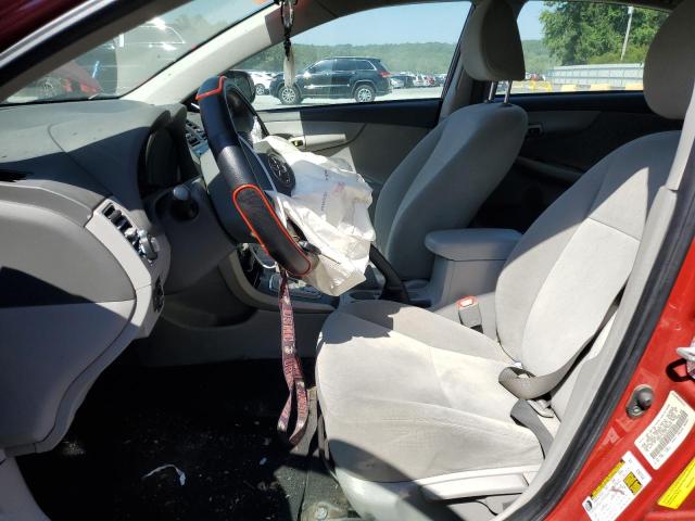 1NXBU4EE5AZ276219 - 2010 TOYOTA COROLLA BASE RED photo 7
