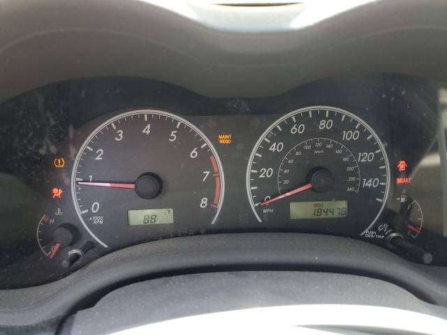 1NXBU4EE5AZ276219 - 2010 TOYOTA COROLLA BASE RED photo 9