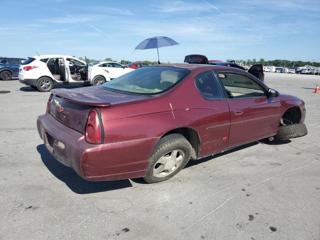 2G1WX15K019176648 - 2001 CHEVROLET MONTE CARLO SS 栗色 照片 3